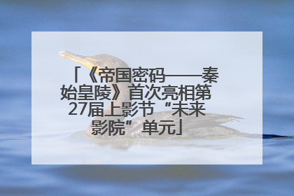 《帝国密码——秦始皇陵》首次亮相第27届上影节“未来影院”单元