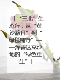 “三北”生态行:从“黄沙蔽日”到“绿毯铺野”——浑善达克沙地的“绿色重生”
