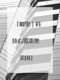 瞭望｜科技右翼重塑美国