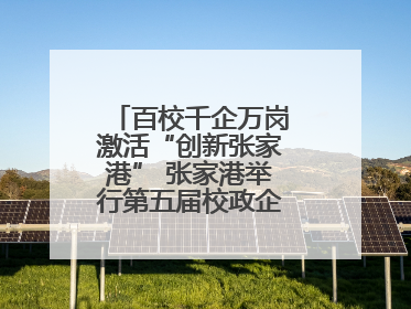 百校千企万岗激活“创新张家港” 张家港举行第五届校政企联盟合作大会