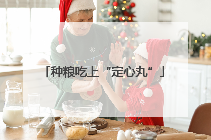 种粮吃上“定心丸”