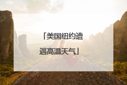 美国纽约遭遇高温天气
