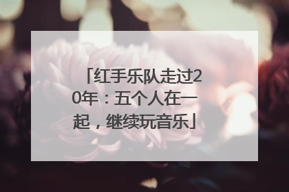红手乐队走过20年：五个人在一起，继续玩音乐