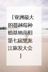 亚洲最大的蔓越莓种植基地亮相第七届黑龙江旅发大会