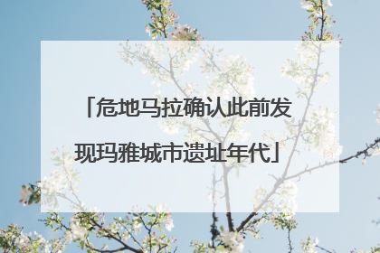 危地马拉确认此前发现玛雅城市遗址年代
