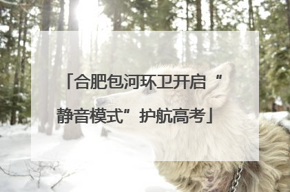 合肥包河环卫开启“静音模式”护航高考