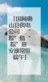 国网确山县供电公司：“粽”情“粽”意 安康常驻端午