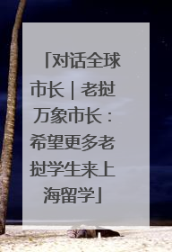 对话全球市长｜老挝万象市长：希望更多老挝学生来上海留学