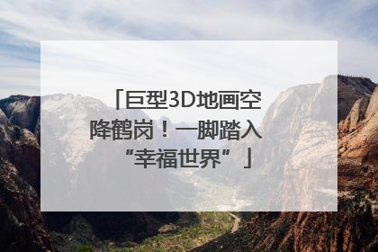 巨型3D地画空降鹤岗！一脚踏入“幸福世界”