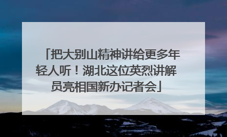 把大别山精神讲给更多年轻人听！湖北这位英烈讲解员亮相国新办记者会