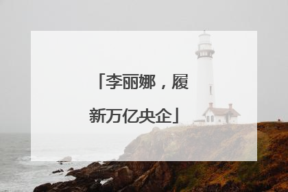 李丽娜，履新万亿央企
