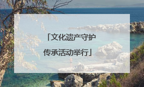 文化遗产守护传承活动举行