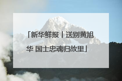 新华鲜报丨送别黄旭华 国士忠魂归故里