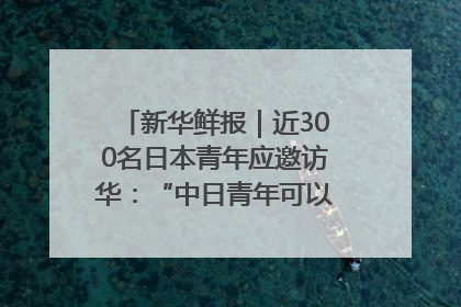 新华鲜报｜近300名日本青年应邀访华：“中日青年可以创造更好的未来”