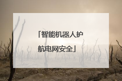 智能机器人护航电网安全