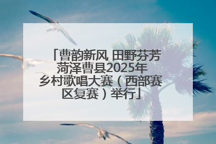 曹韵新风 田野芬芳 菏泽曹县2025年乡村歌唱大赛（西部赛区复赛）举行