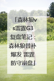 森林狼vs雷霆G3复盘笔记：森林狼替补爆发 雷霆防守崩盘