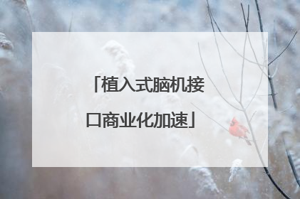 植入式脑机接口商业化加速