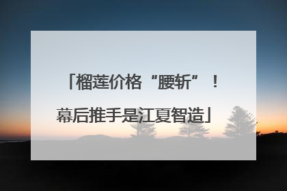 榴莲价格“腰斩”！幕后推手是江夏智造