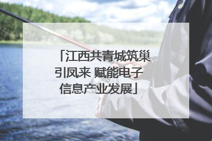 江西共青城筑巢引凤来 赋能电子信息产业发展