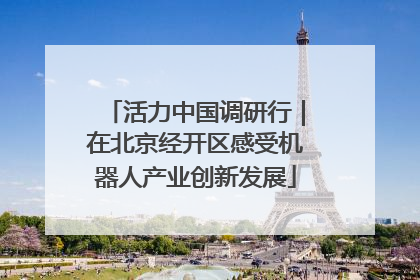活力中国调研行｜在北京经开区感受机器人产业创新发展