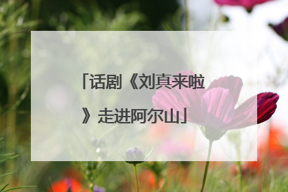 话剧《刘真来啦》走进阿尔山