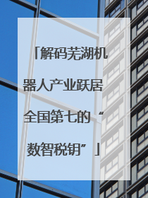 解码芜湖机器人产业跃居全国第七的“数智税钥”