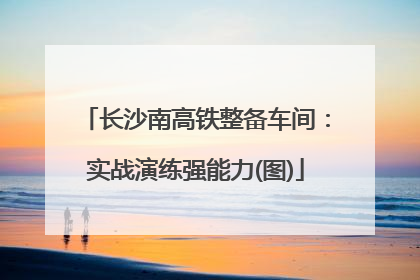 长沙南高铁整备车间：实战演练强能力(图)