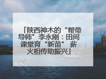 陕西神木的“帮带导师”李永刚：田间课堂育“新苗” 薪火相传助振兴