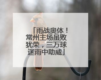 雨战奥体！常州主场虽败犹荣，三万球迷雨中助威