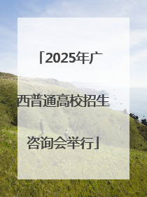 2025年广西普通高校招生咨询会举行