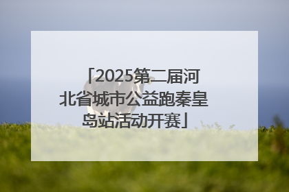 2025第二届河北省城市公益跑秦皇岛站活动开赛